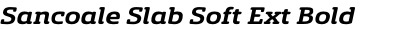 Sancoale Slab Soft Ext Bold Italic